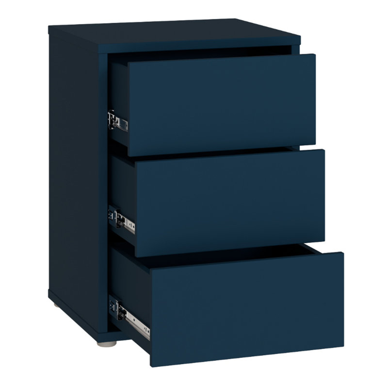 49.8 cm W Bedside Table, Navy
