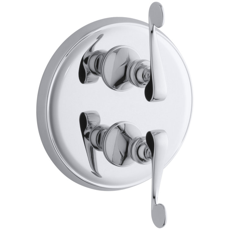 Revival® Valve Trim with Scroll Lever Handle for Stacked Valve, Requires Valve