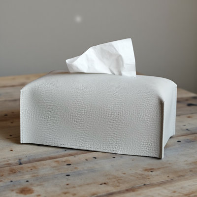 Genuine Leather Tissue Box Holder