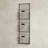 Kieran Metal Wall Organizer with Wall Baskets