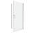 1 3/8" Adjustment,Universal Pivot Shower Door, Open Outside, With 1/4" Tempered Glass-121415799