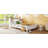 Marquece Wood Bed with Bookcase Headboard and LED Motion Sensor Light-115684238-115684237