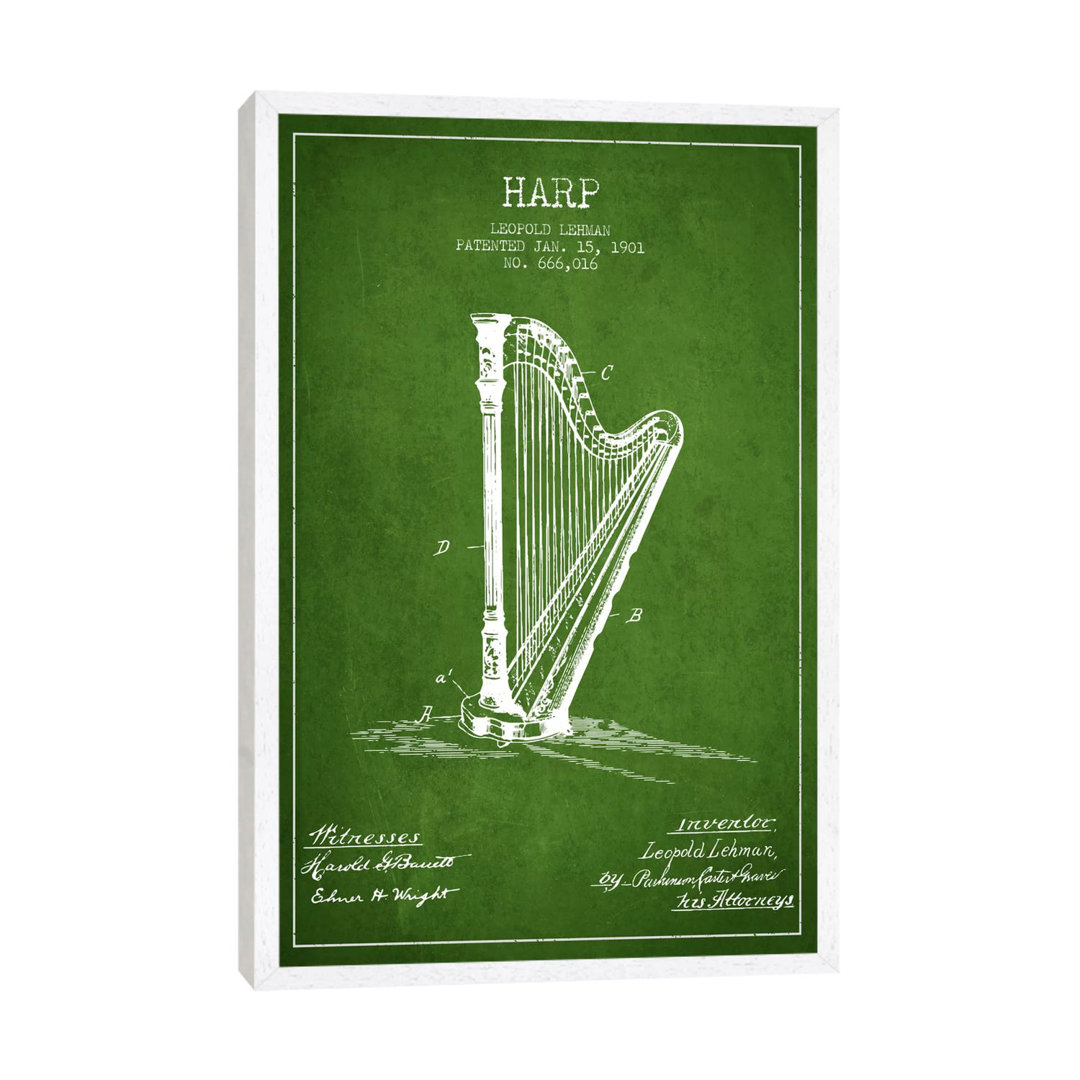 Harp Green Patent Blueprint