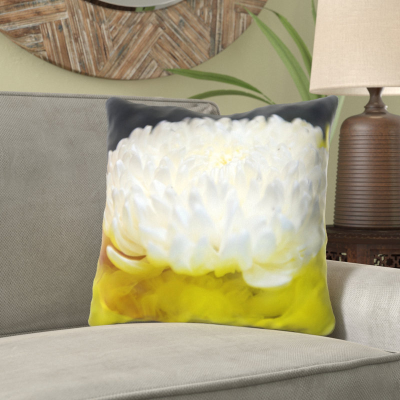 Coussin décoratif naturel Ismene, Microsuède, Intérieur