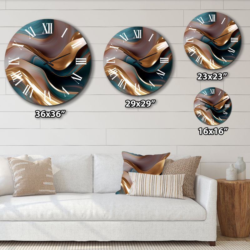 Horloge murale Tender Wave Harmony, Grand