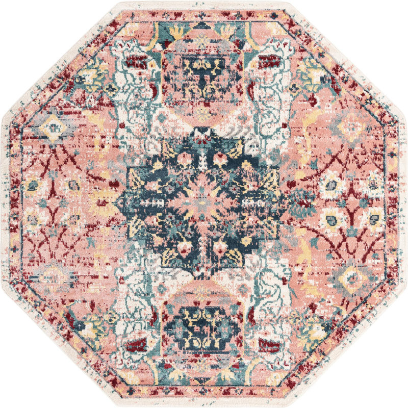 Endel Abstract Indoor Rug, Octagon 8'
