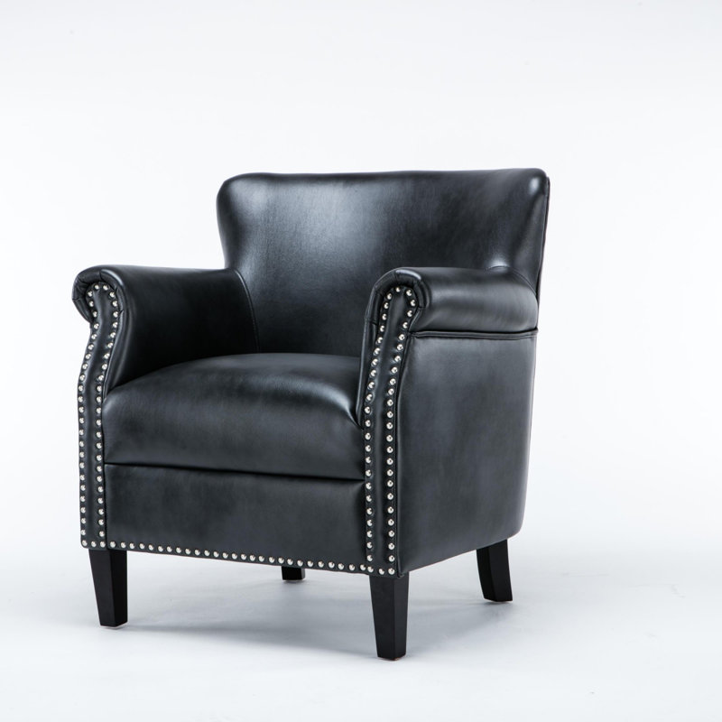Fauteuil club Hadley, Gris anthracite