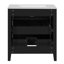 Ensemble de meuble-lavabo simple 30 po avec 3 tiroirs, ensemble de meuble-lavabo autoportant avec cadre en bois massif 30 po-878693227-878693239