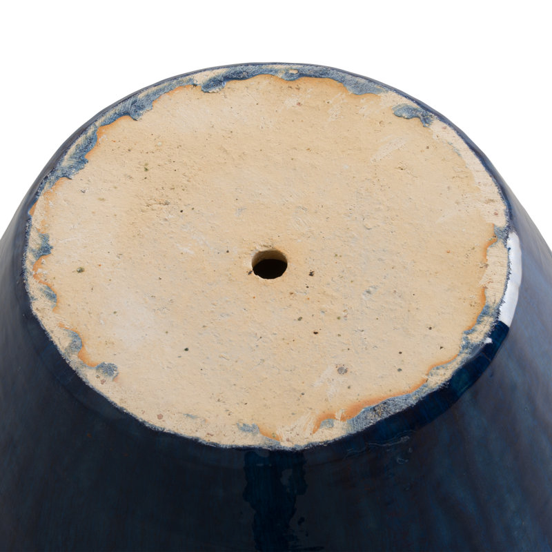 Dianelly Handmade Ceramic Pot Planter, 16"H x 14"W x 14"D