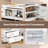 70 Inch TV Stand For Tvs Up To 80 Inch, Minimalist TV Console Table With Drawers, Media Entertainment Center For Living Room, Bedroom