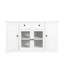 Buffet avec rangement, buffet moderne avec portes, armoire à café avec tiroir et tablette réglable pour la cuisine, la salle à manger et le salon