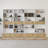 78.7'' Tall Bookcase with Movable Footstool and Open Shelves Storage Drawers-562173423