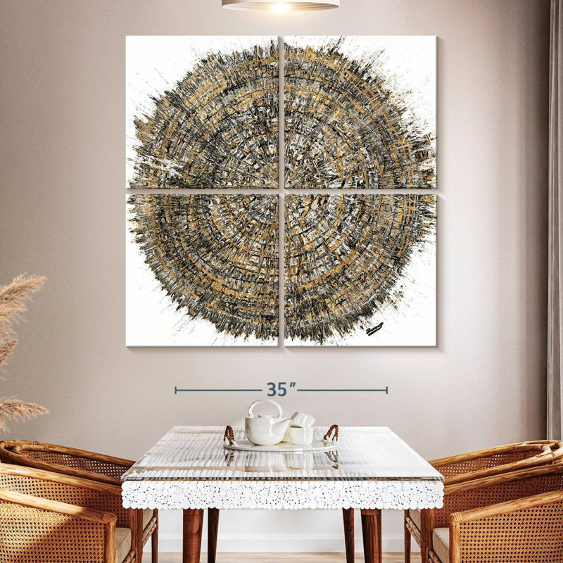 Avery Mysterious Tree Ring, 50" H x 50" W