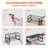 25.2'' W Steel Shelving Unit