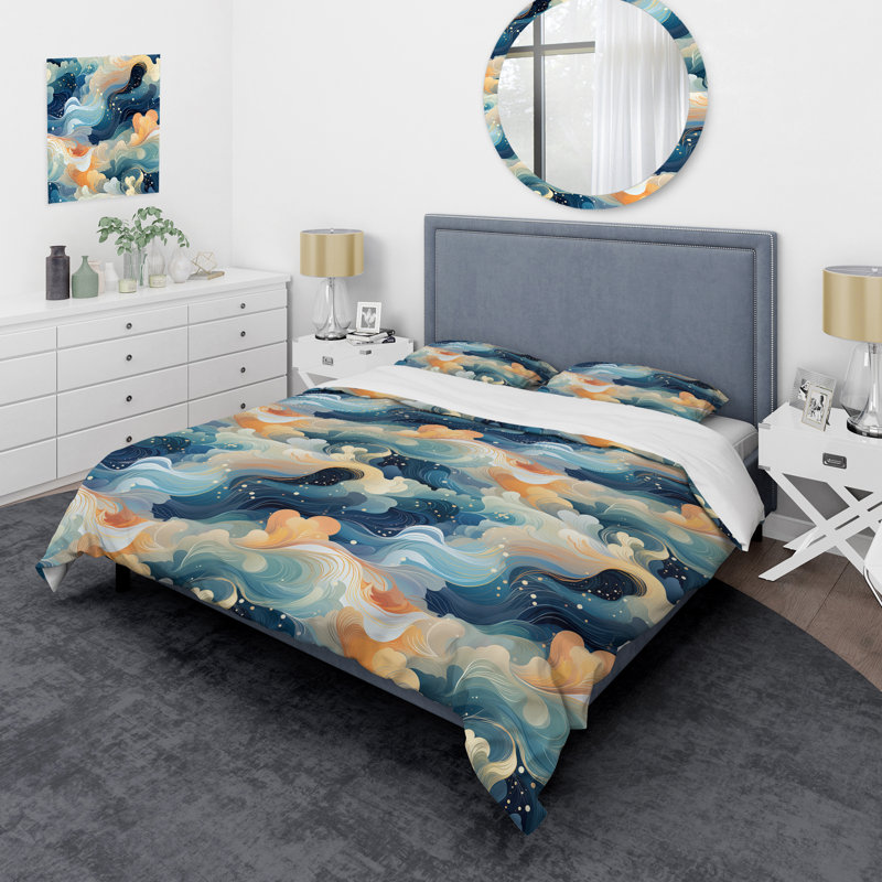 Literie Dreamy, Housse de couette pour très grand lit et 2 très