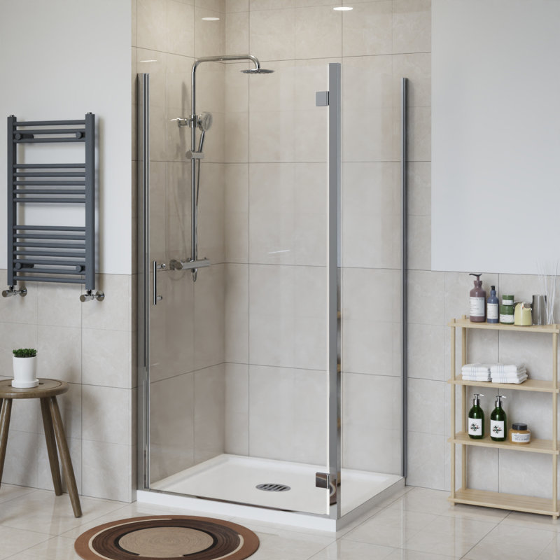 Badgeley Shower Enclosure – 1900 x 900 mm, Chrome