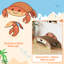 Grattoir en forme de crabe