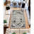 Modern Vintage Look Boho Large 9X12 Area Rug Transitional Carpet Shiny Vibrant High Low Pile Rug For Living Room-480520136
