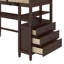Twin Loft Bed With Drawers,Desk And Shelves-118032727