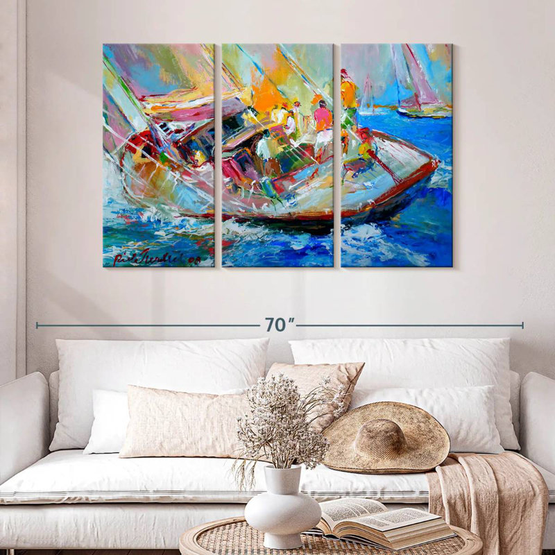 Mehar Sail, 32" H x 50" W