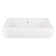 26" Burleson White Porcelain Rectangular Wall Bathroom Sink with Overflow