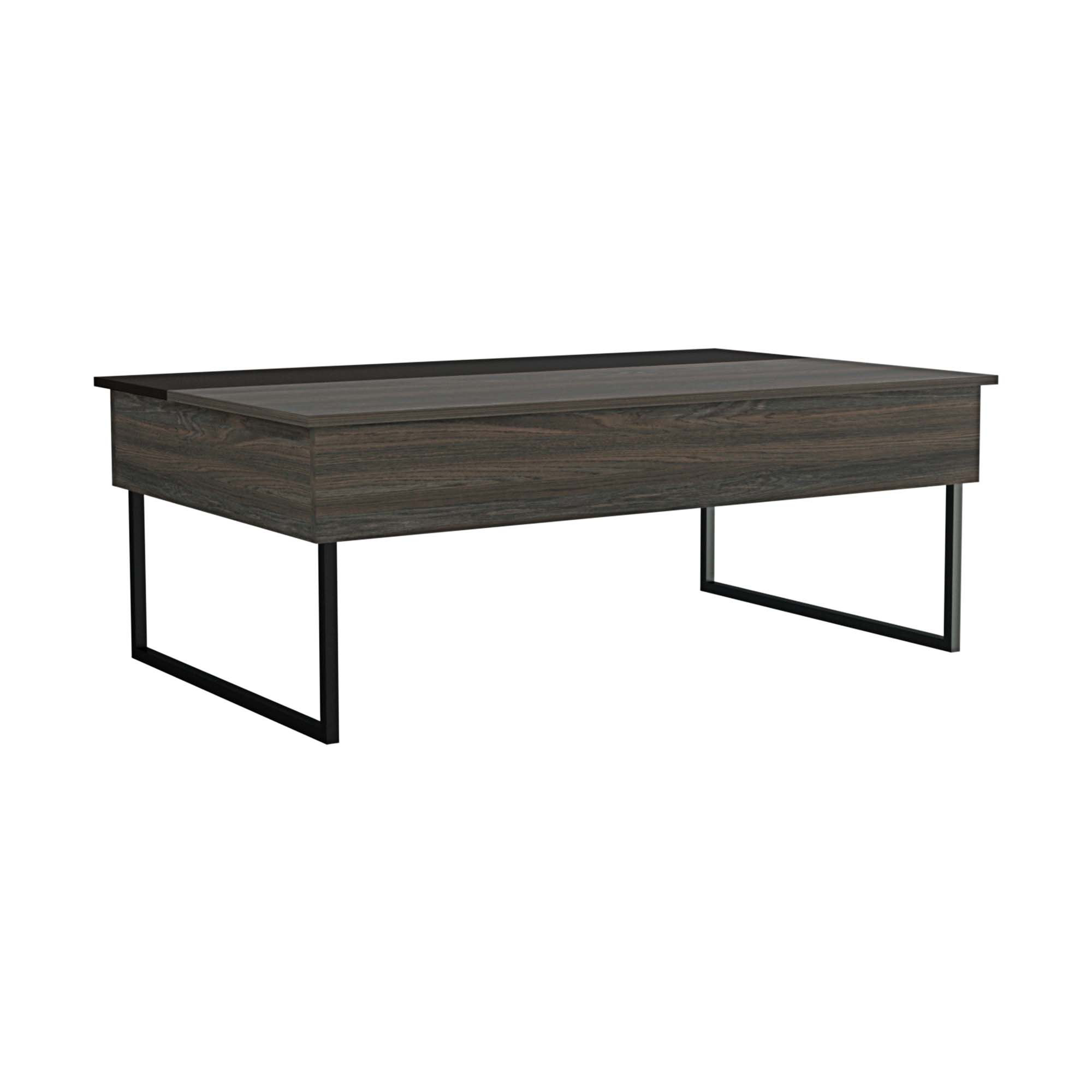 17 Stories Chester Lift Top Coffee Table with Concealed Storage, Carbon