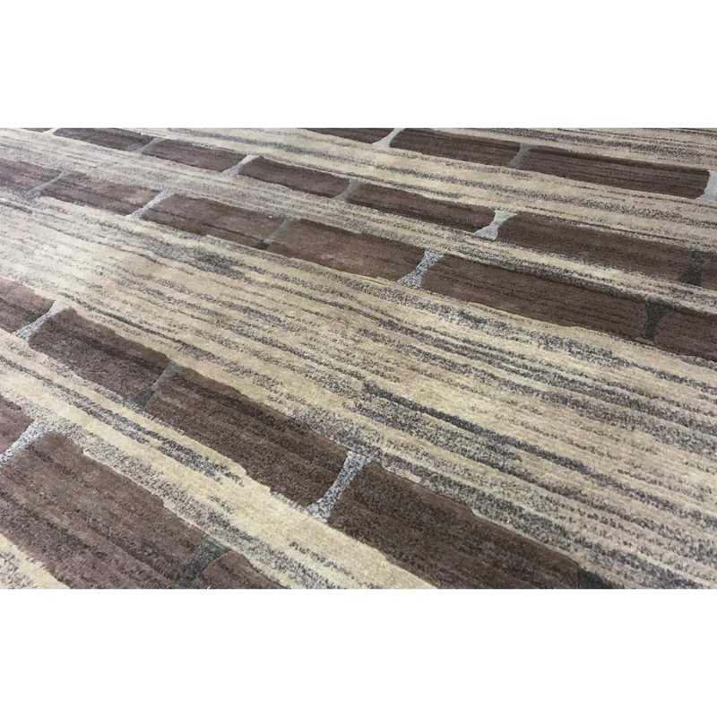 Himalayan Wool Geometric Area Rug