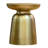 Shenna Handmade Metal Glam Solid Round Drum End Table-1091485687