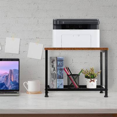Gisli 35cm H x 41.9cm W Printer Stand with Wheels