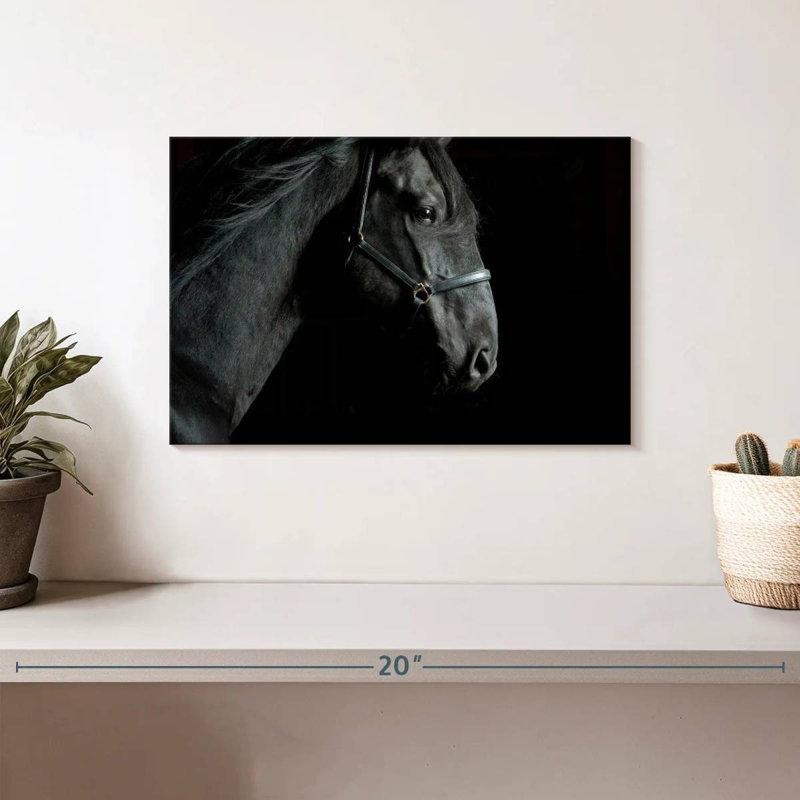 Tête de cheval Brampt, H 8 po x l 12 po