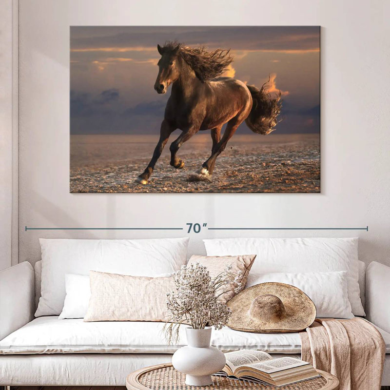 Cheval de plage Brampt, H 34 po x l 51 po