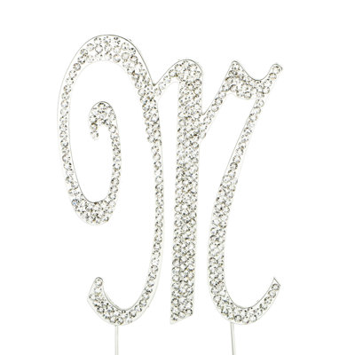 Surmatelas à gâteau "m" rhinestone