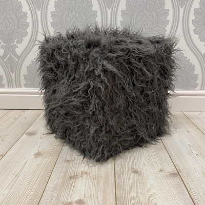 Kason 38cm Wide Square Solid Colour Cube Ottoman