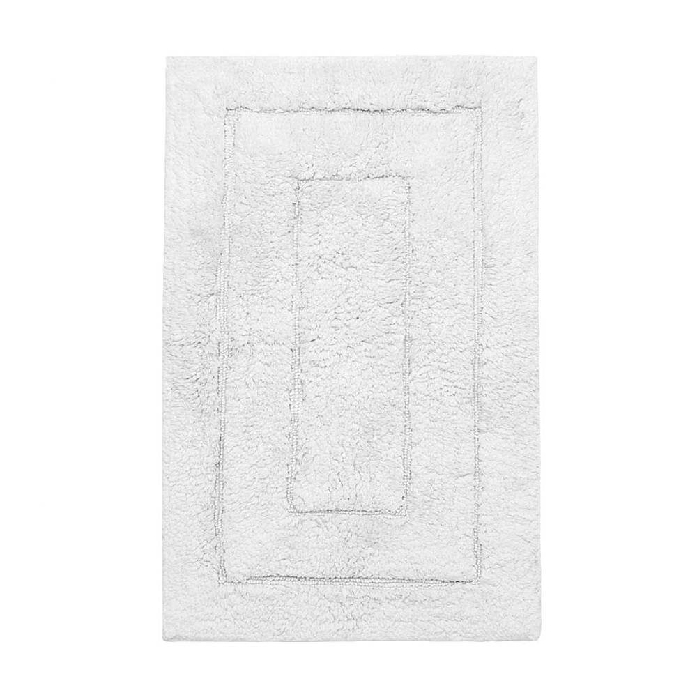 Apolonia Cotton Non-Slip Bath Rug, 20" H x 32" W, White