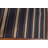 Striped Hand-Knotted Rectangle 7'10" x 9'10" Jute Area Rug in Beige/Blue
