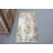 Delightful Vintage Turkish Door Mat Features Floral Design in Muted Pastel Colors for Entryway