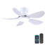 Ventilateur de plafond encastré 36 po à profil bas avec éclairage et télécommande-649039928-649039910