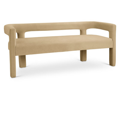 Banc avec revêtement