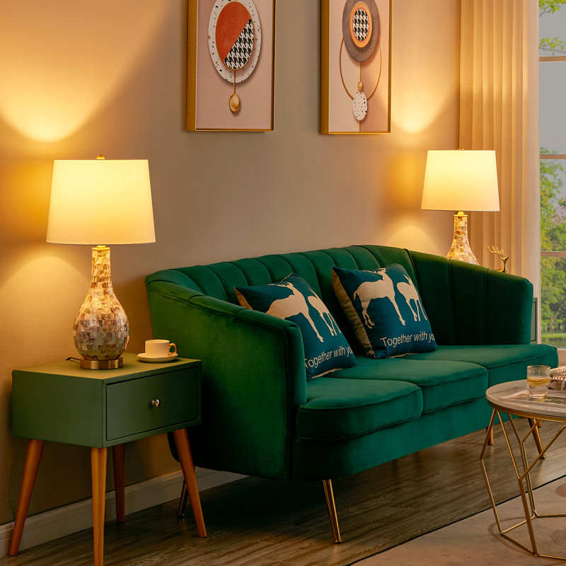 Denamarie 25.5" H Shell Table Lamp