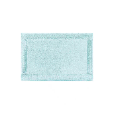 1 PCS 100% Cotton Tufted 3000 GSM Reversible Bath Rug Blue