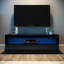 Birdsall 120Lx35Wx45H cm LED TV Stand/TV Cabinet, 2 Flip Doors, RGB Remote, 12W, Particleboard, For 47" TVs-1292943131