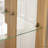 2 Glass Doors Lighted Display Cabinets with Mirrored Back Panel and Adjustable Shelves-103530915
