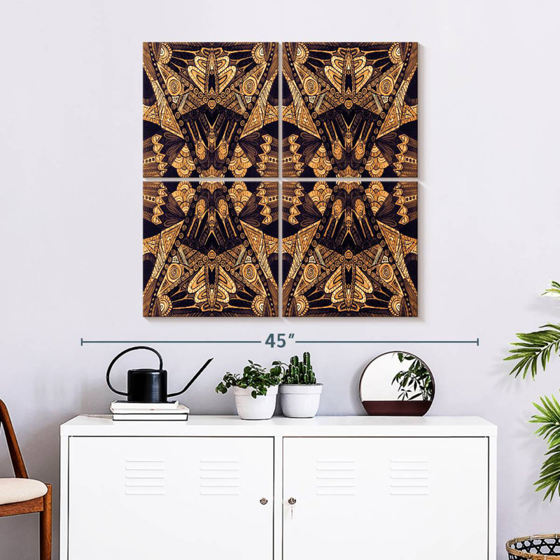Or art déco Kerner, H 32 po x l 32 po