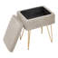 Anabella 48cm Rectangle Upholstered Storage Ottoman Vanity Stool-108426483