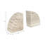 Ensemble de 2 serre-livres Onyx Marble