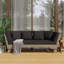 Divan-lit de patio Ottavio gris