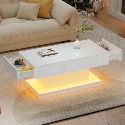 Frame Coffee Table with Storage