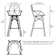 Faz Wood - Bar Stool With Arms - Set Of 4 - Basic/Injection