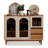 Modern Walnut Solid Wood Sideboard-1694509702