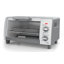 BLACK+DECKER Crisp N Bake Air Fry 4-Slice Toaster Oven, Gray, TO1785SG